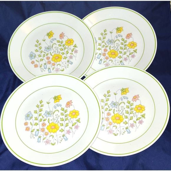 Corelle By Corning Other - Set of 4  Corelle By Corning  Spring Meadow 10.25" Dinner Plates
